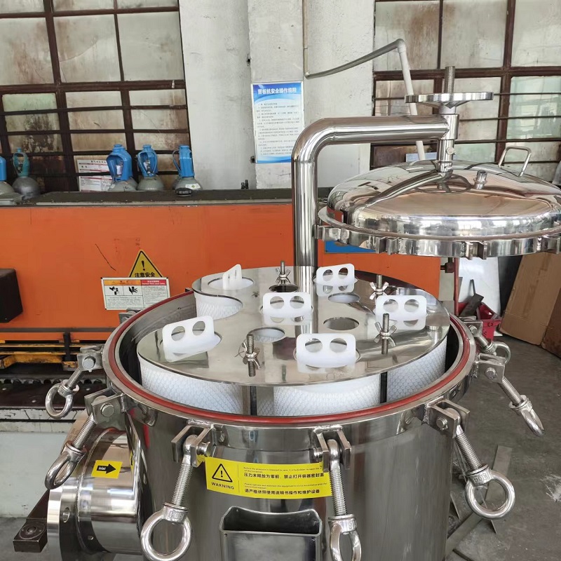 XSDL640-不銹鋼316L鏡面拋光大通量派克濾芯過濾器