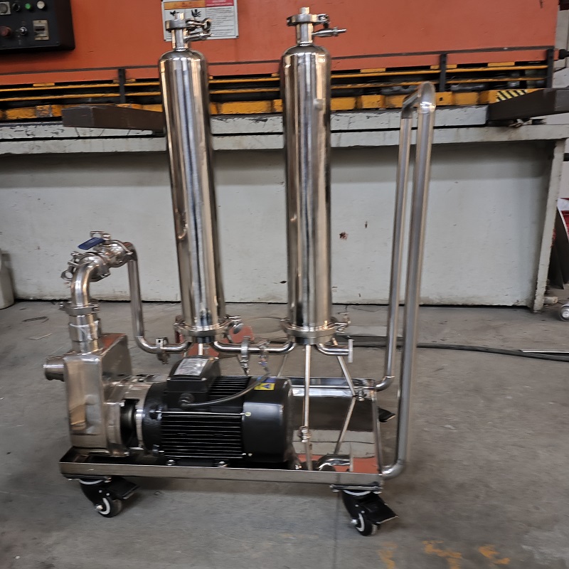 XTC-XSX120-CL2-不銹鋼串聯小推車精密微孔濾芯過濾器